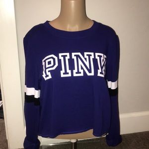 VS PINK cropped sweatshirt